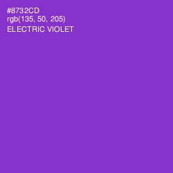 #8732CD - Electric Violet Color Image